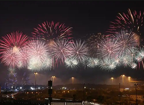 咸丰县焰火晚会